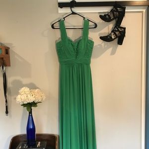 Formal Floor Length Green Gown/ Dress